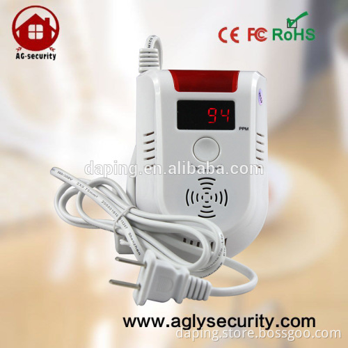 2014 Acousto-optic voice standalone intelligent gas detector wireless 433MHz gas detector